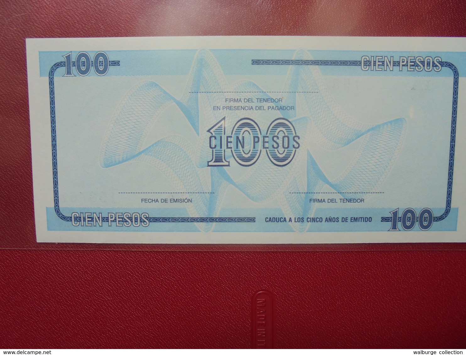 CUBA 100 PESOS SERIE "C" PEU CIRCULER/NEUF - Cuba