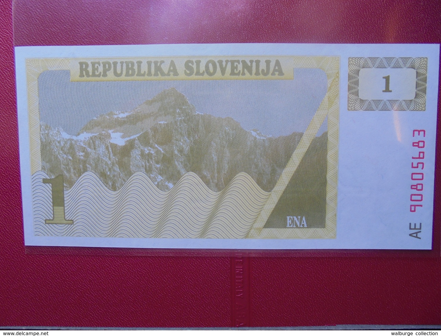 SLOVENIE 1 TOLAR 1990 PEU CIRCULER/NEUF - Slovénie