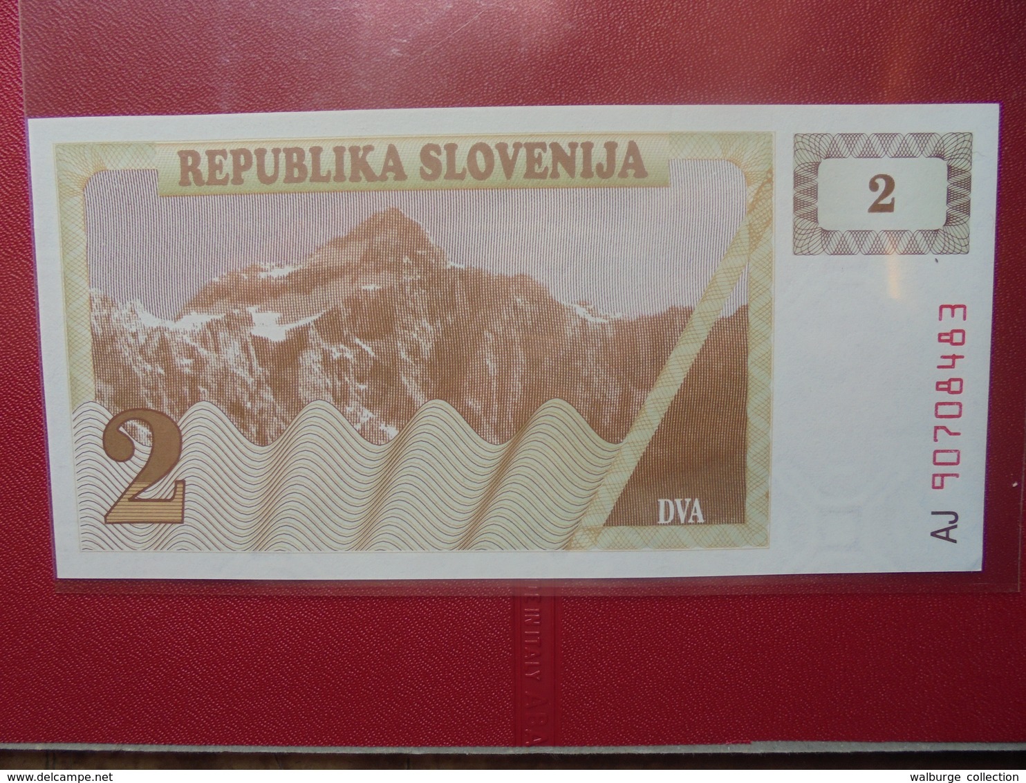 SLOVENIE 2 TOLARJEV 1990 PEU CIRCULER/NEUF - Slovénie