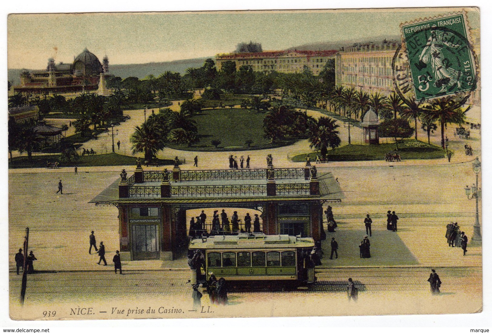 Cpa N° 919 NICE Vue Prise Du Casino - Monuments, édifices