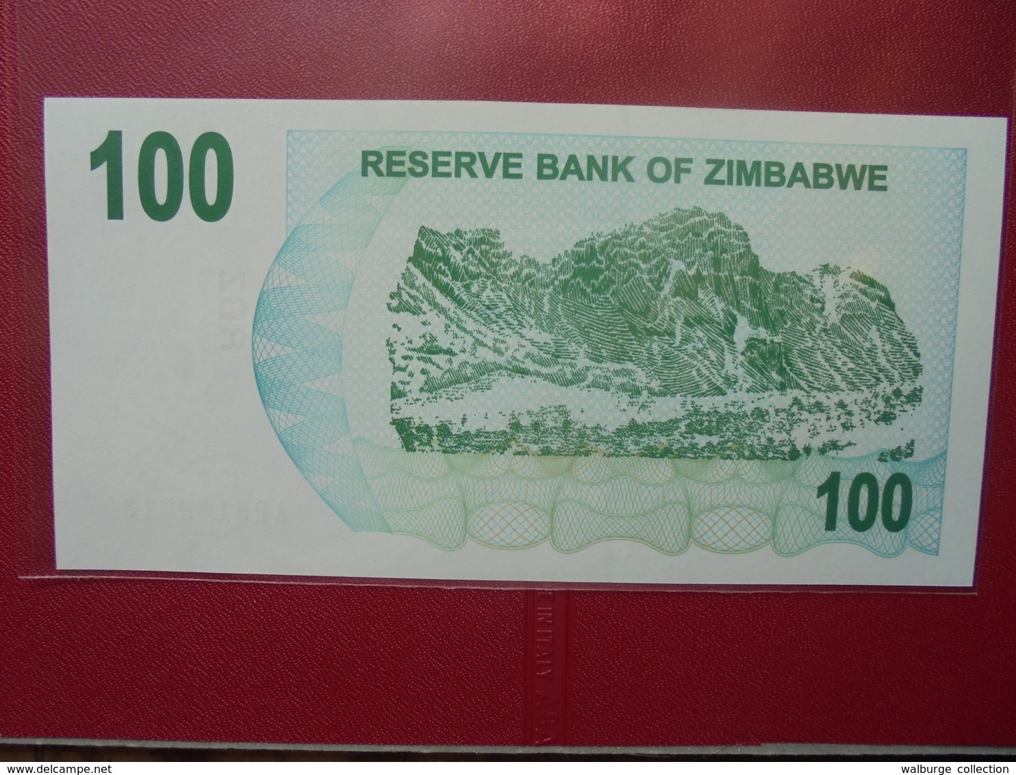 ZIMBABWE 100 $ 2007 (BEARER CHEQUE) PEU CIRCULER/NEUF - Zimbabwe