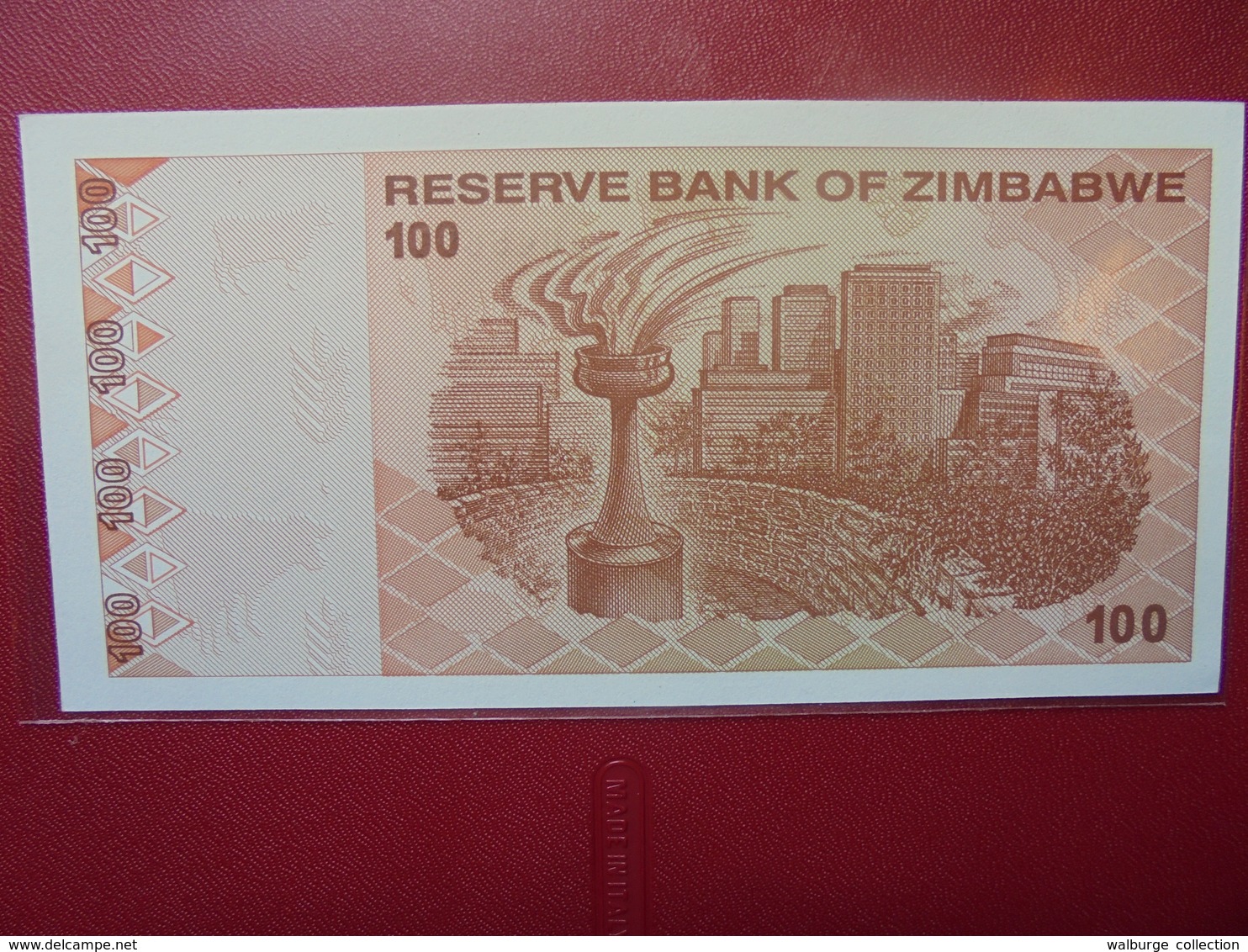 ZIMBABWE 100 $ 2009 PEU CIRCULER/NEUF - Zimbabwe