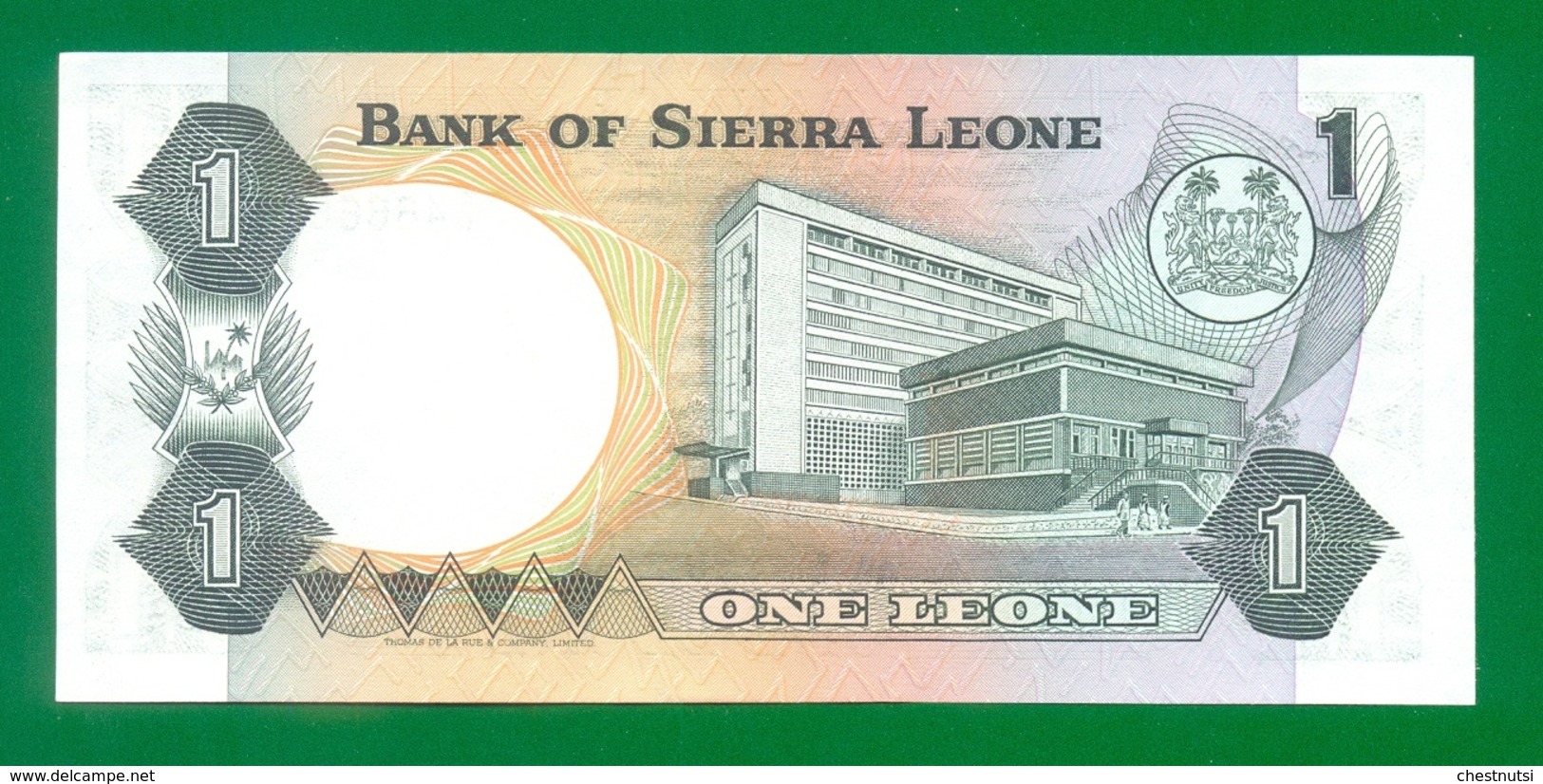 SIERRA LEONE REPLACEMENT 1 Leone 1984 P5e UNC - Sierra Leone