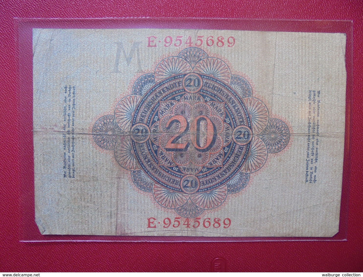 Reichsbanknote :20 MARK 1910 - 20 Mark