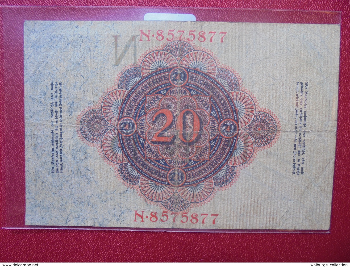 Reichsbanknote :20 MARK 1914 - 20 Mark