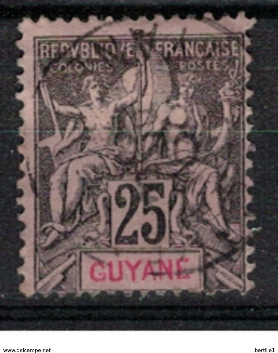 GUYANE       N°  YVERT   37   OBLITERE       ( O   2/53 ) - Gebraucht