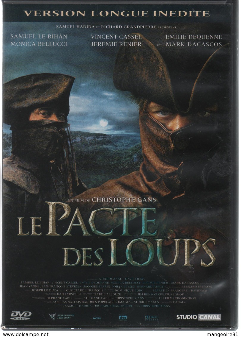 DVD Film "le Pacte Des Loups" Version Longue Inédite (2 DVD) - Polizieschi