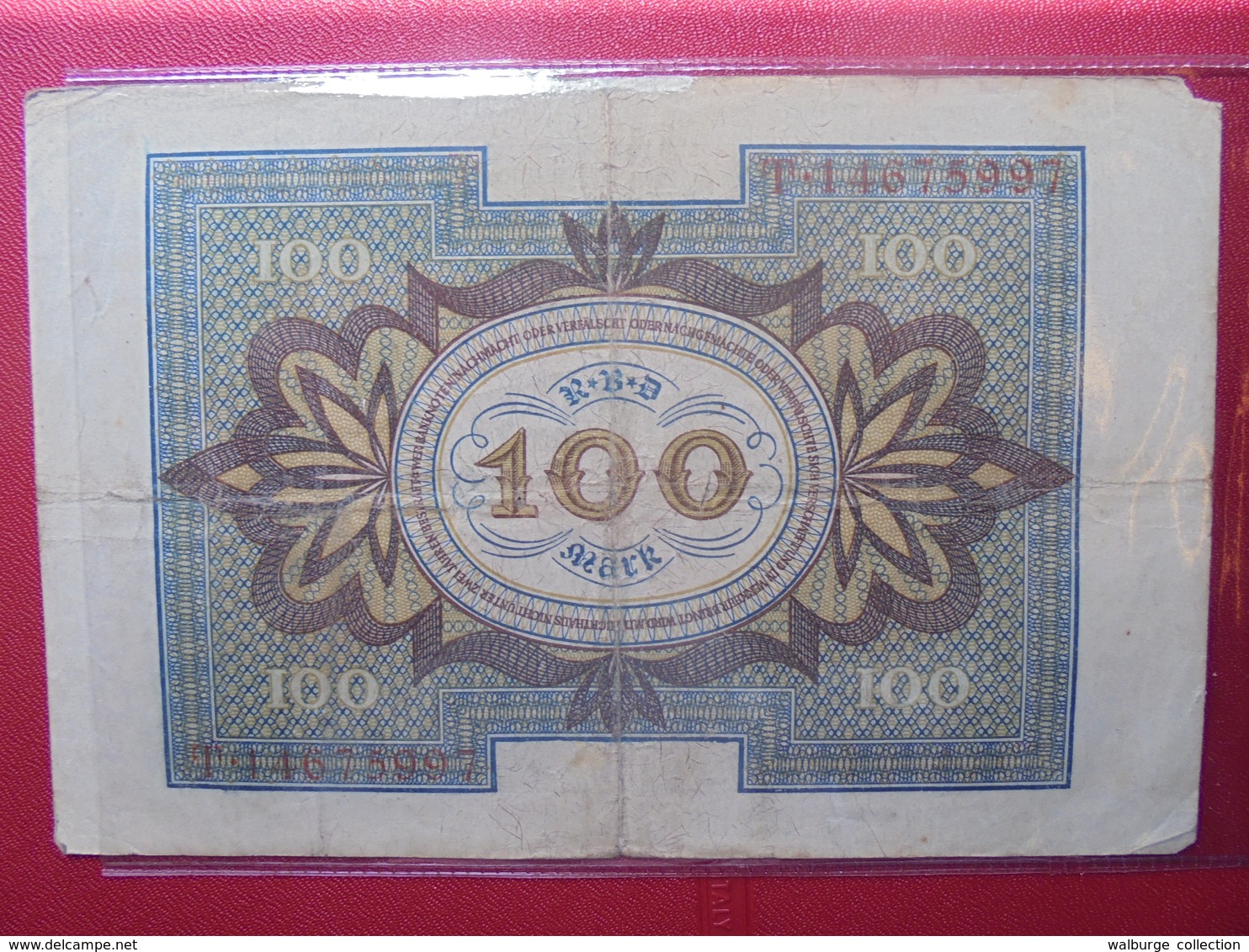 Reichsbanknote :100 MARK 1920 - 100 Mark