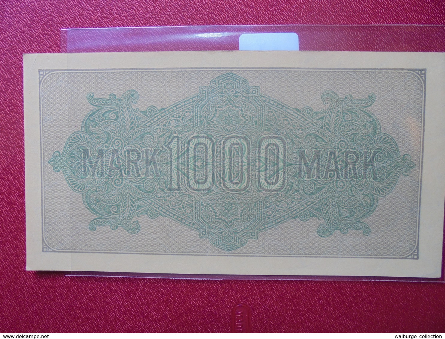 Reichsbanknote 1000 MARK 1922 VARIETE N°1 - 1000 Mark