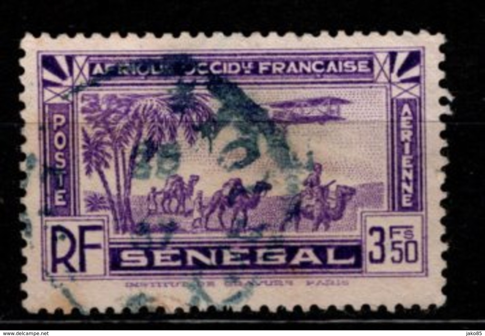 SENEGAL - 1935 - YT N° PA 7 - Oblitéré - - Airmail