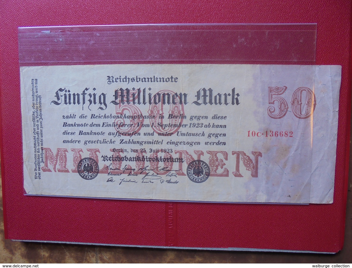 Reichsbanknote 50 MILLIONEN MARK 1923 - 50 Miljoen Mark