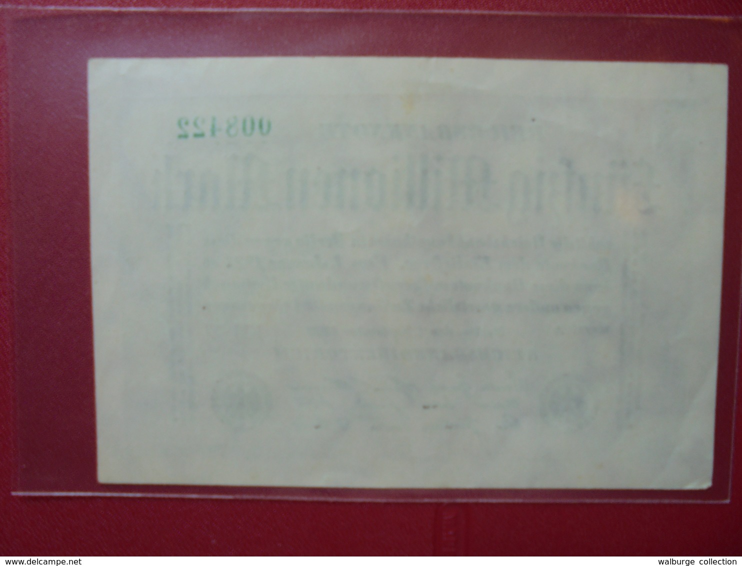 Reichsbanknote 50 MILLIONEN MARK 1923 VARIETE N°1 - 50 Mio. Mark