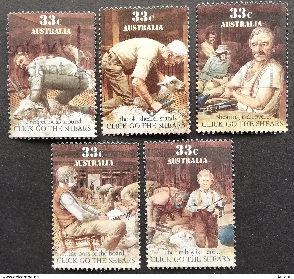 Australia  1986 Amalgamated Shearers"s Union USED - Used Stamps