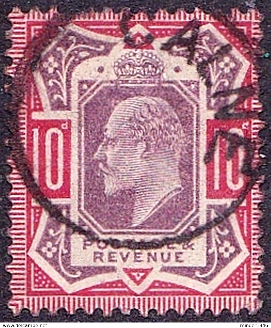 GREAT BRITAIN 1911 KEDVII 10d Dull Purple & Scarlet SG309 Used - Used Stamps
