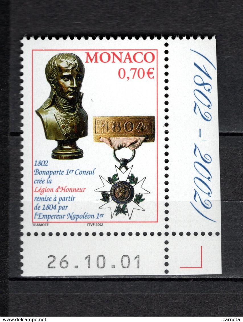 MONACO N° 2341   NEUF SANS CHARNIERE COTE 2.30€   LEGION D'HONNEUR  NAPOLEON - Unused Stamps