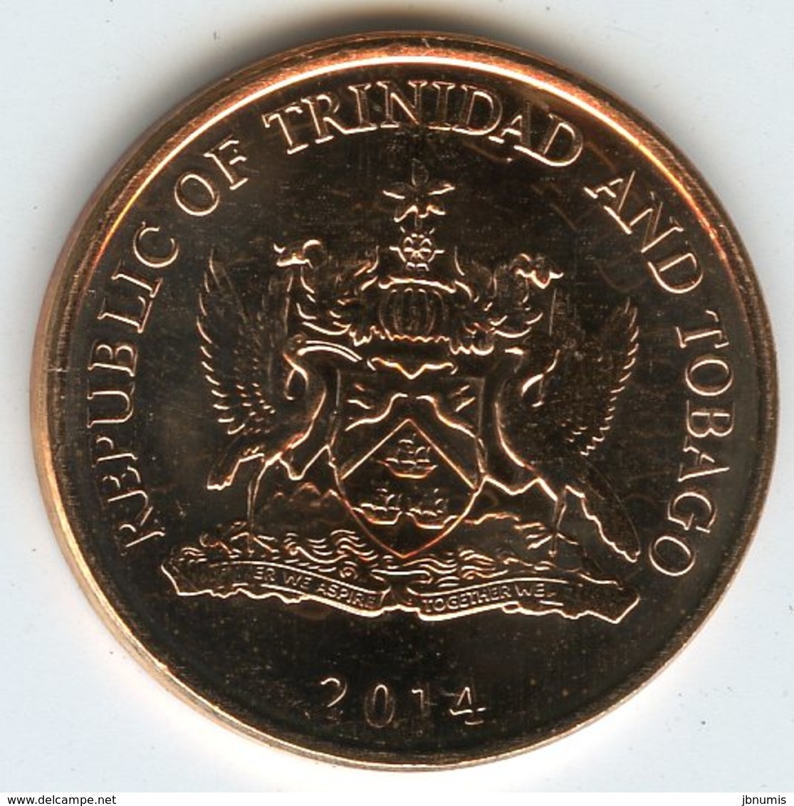 Trinité & Tobago Trinidad 5 Cents 2014 UNC KM 30 - Trinidad En Tobago