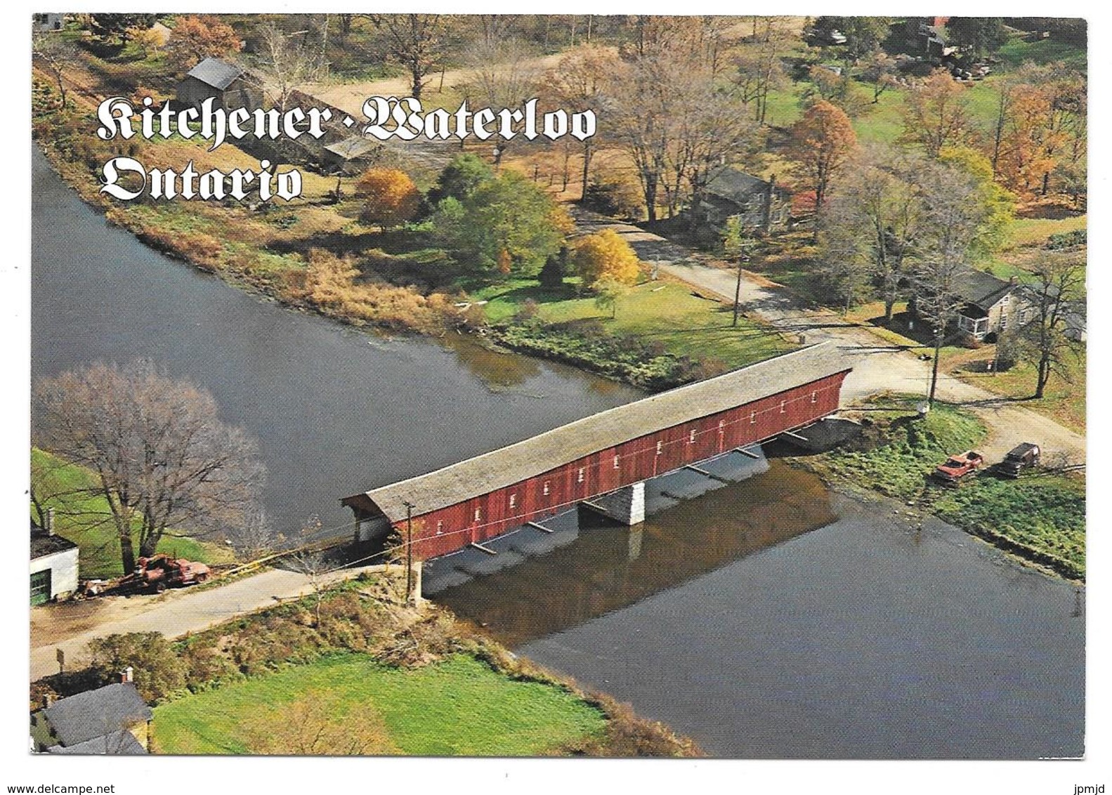 ONTARIO - CANADA - Kitchener Waterloo - West Montrose Covered Bridge ... Kissing Bridge - Kitchener