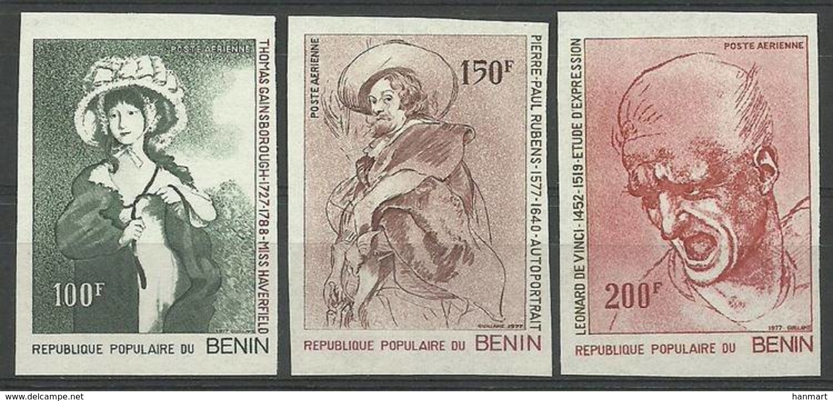 Benin 1977 Mi 106-108B MNH ( ZS5 BNN106-108B ) - Otros & Sin Clasificación