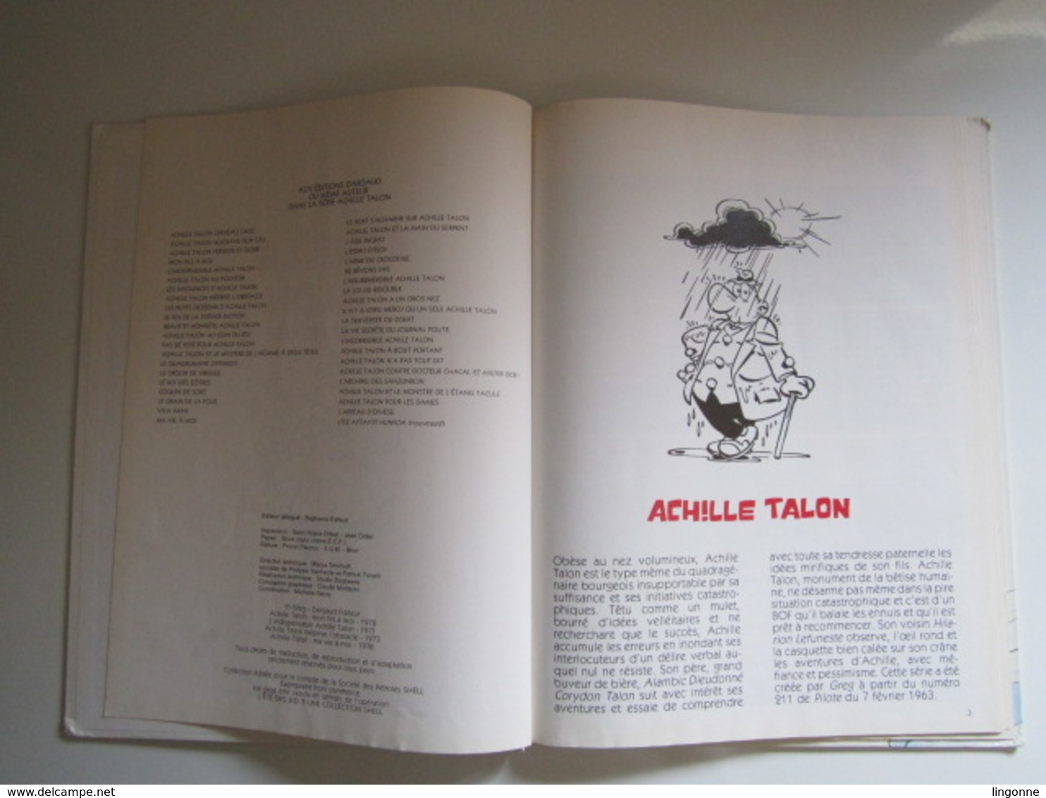 Achille Talon (Publicitaire) Shell N°2. Achille Talon Fait Son Ménage - Achille Talon