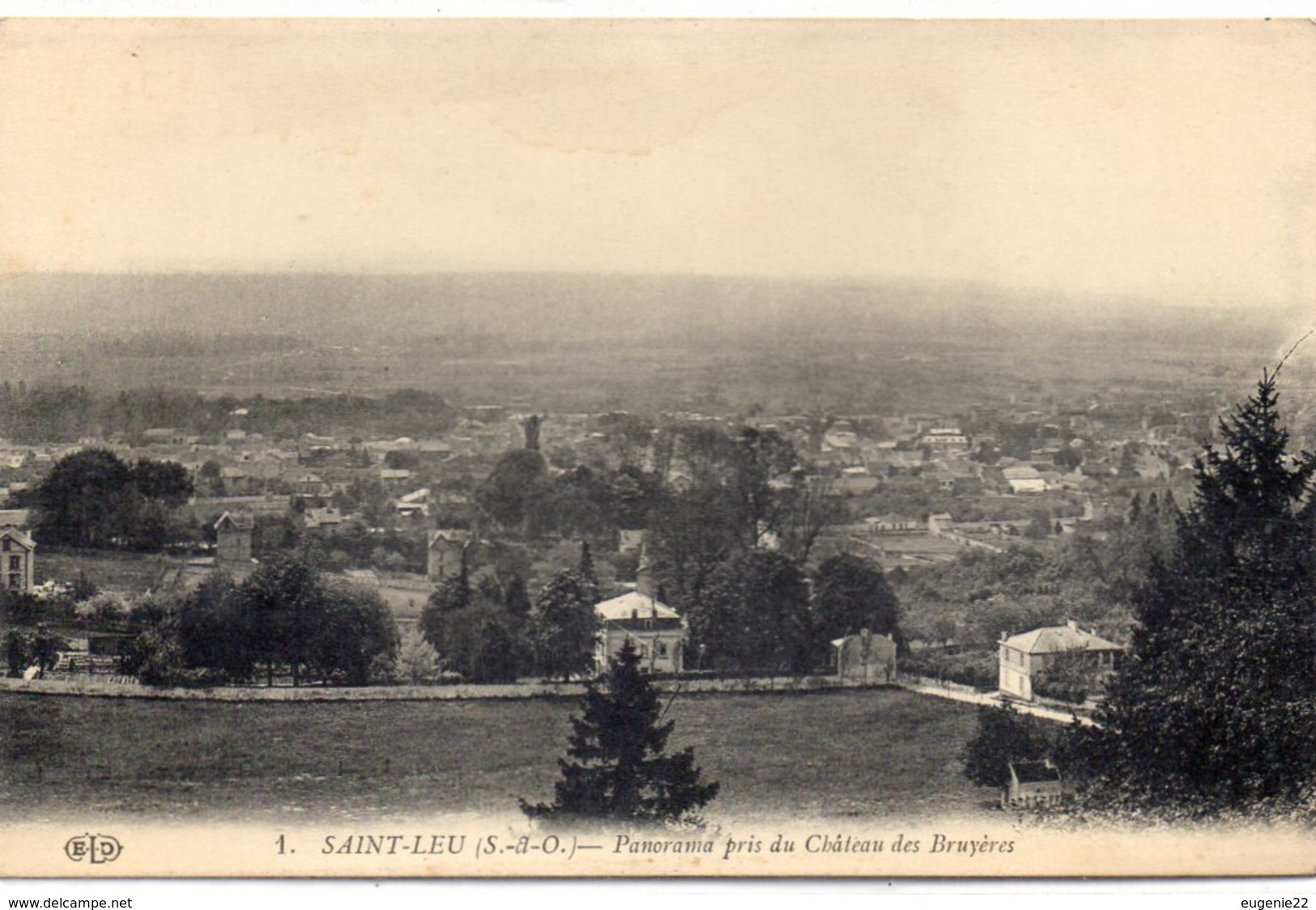 SAINT LEU LA FORET Panorama Pris Du Château Des Bruyères - Saint Leu La Foret