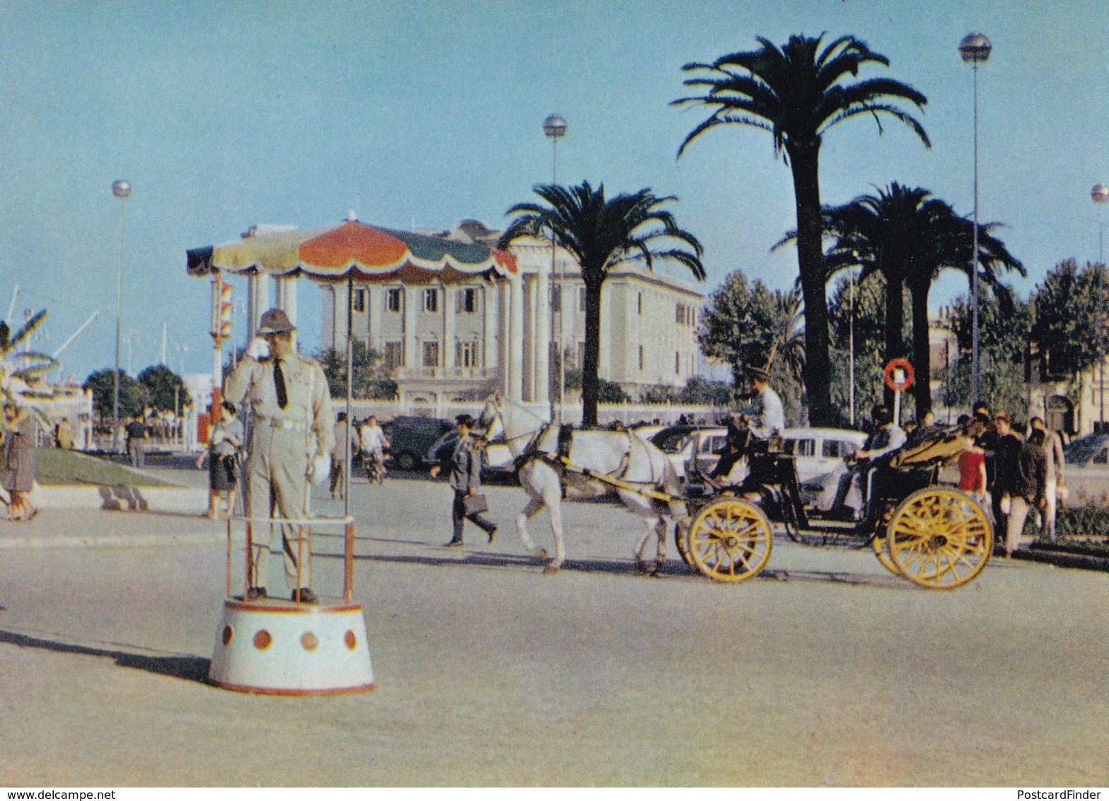 Spain Spanish Living Statue At Malaga Postcard - Other & Unclassified