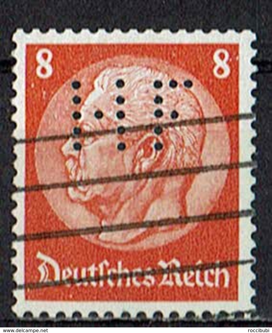 DR 1933/485 O Perfin - Gebraucht