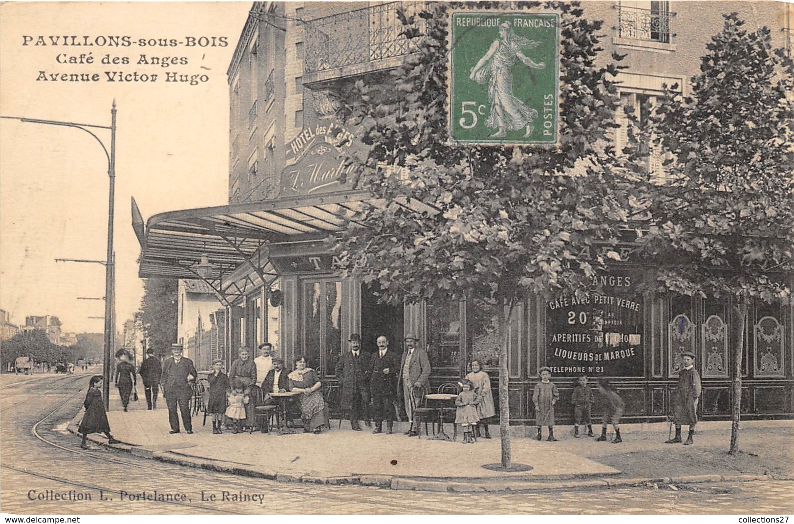 93-LES-PAVILLONS-SOUS-BOIS- CAFE DES ANGES- AVENUE VICTOR HUGO - Les Pavillons Sous Bois