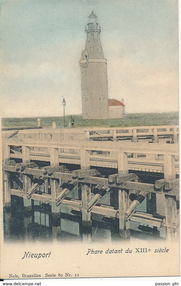 BELGIQUE NIEUWPOORT PHARE DATANT DU XIII SIECLE - Nieuwpoort