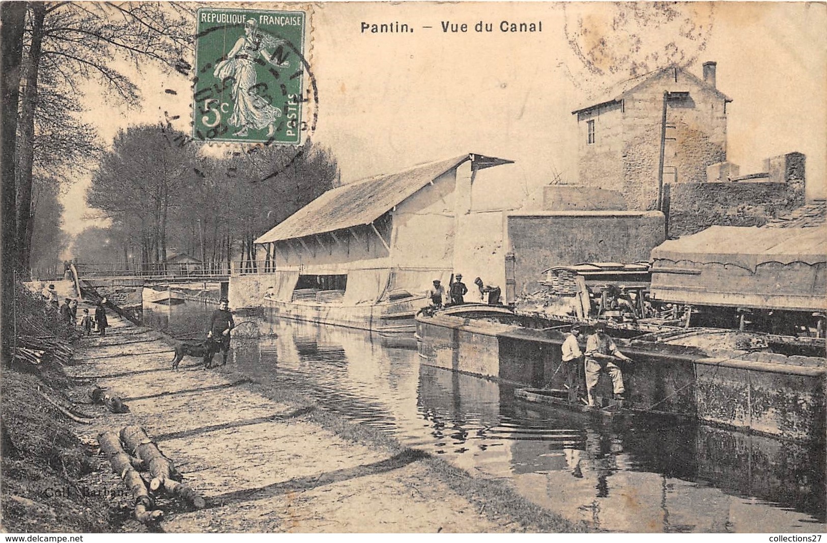 93-PANTIN- VUE DU CANAL - Pantin