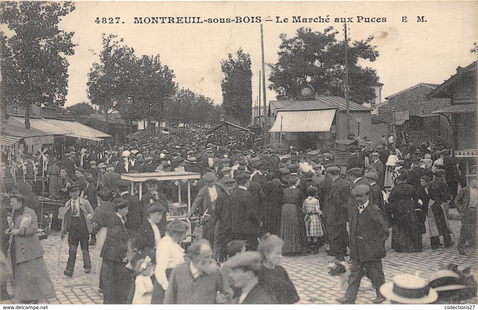 93-MONTREUIL-SOUS-BOIS- LE MARCHE AUX PUCES - Montreuil