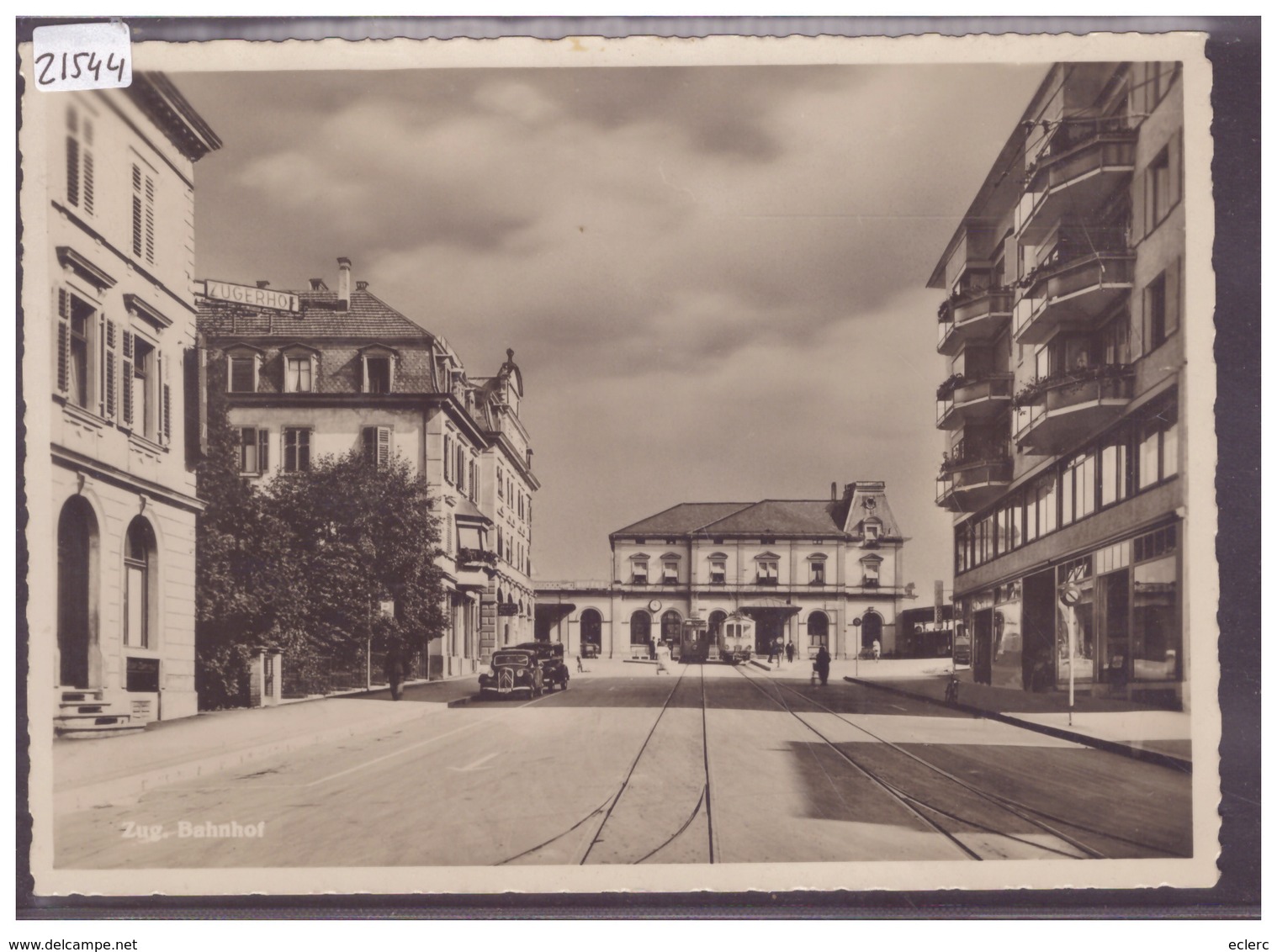 GRÖSSE 10x15cm - ZUG - BAHNHOF - TB - Zug