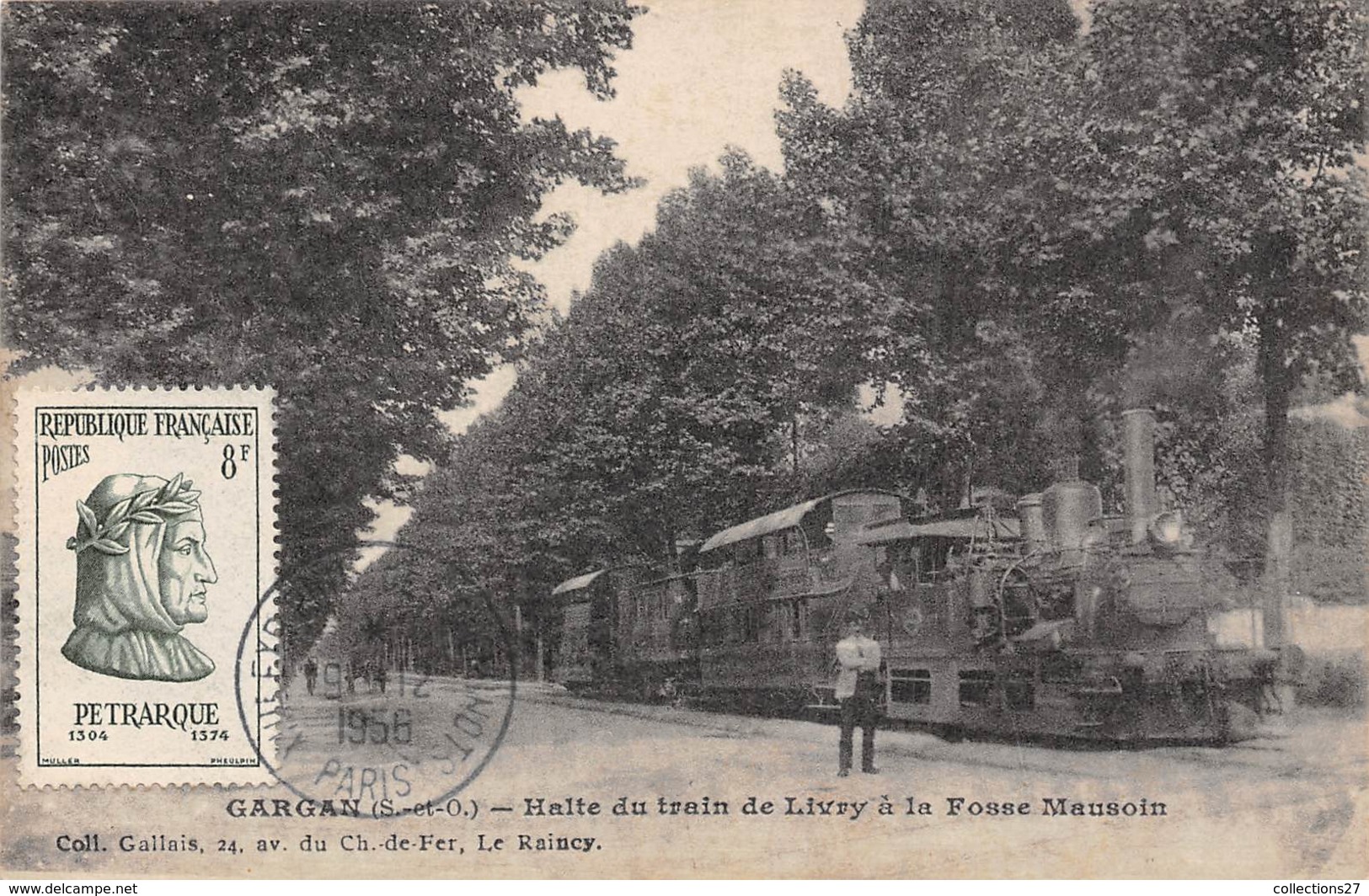 93-GARGAN- HALTE DU TRAIN DE LIVRY A LA FOSSE MAUSOIN - Livry Gargan