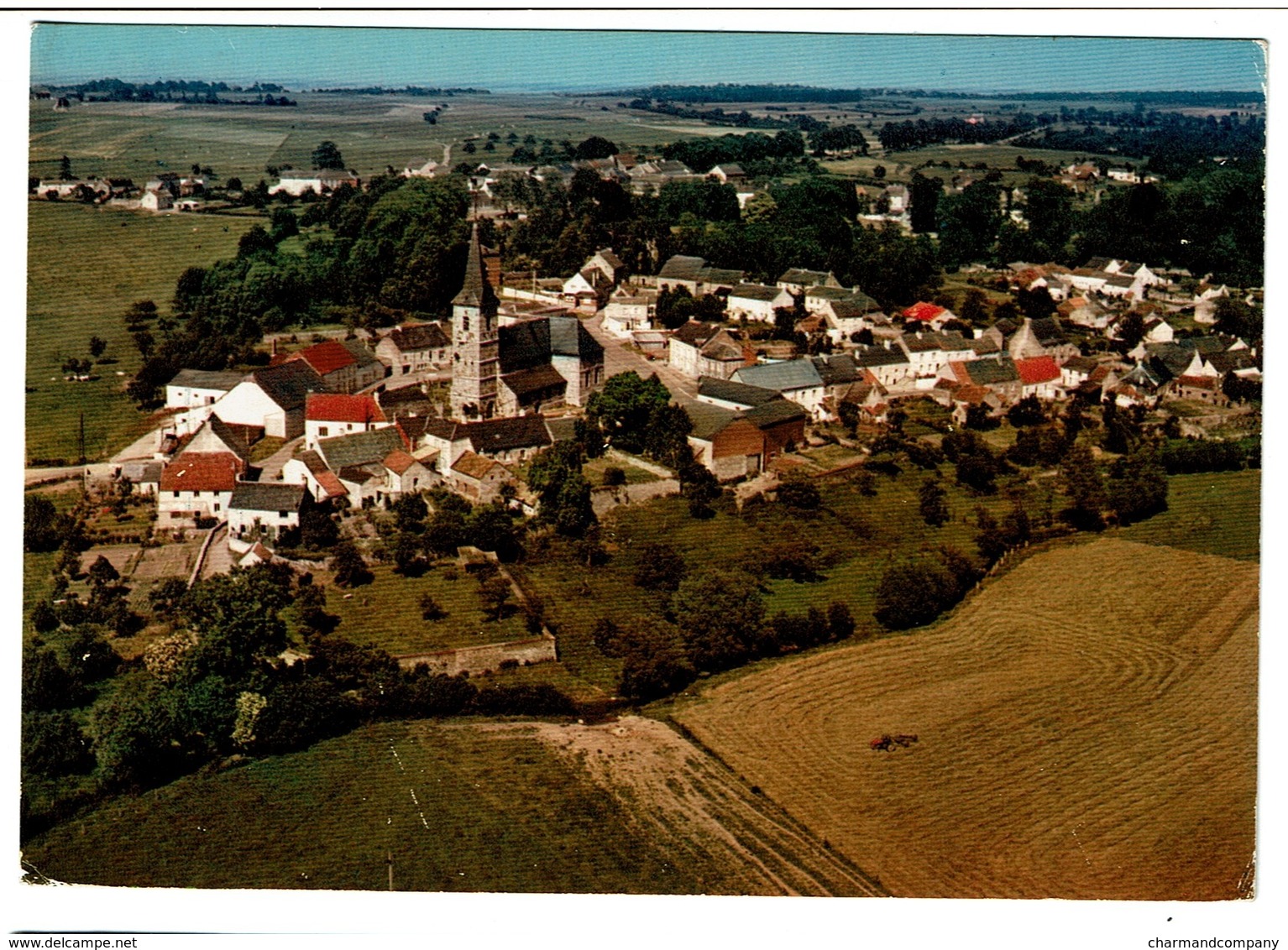 Barbençon - Vue Générale Aérienne - 2 Scans - Beaumont