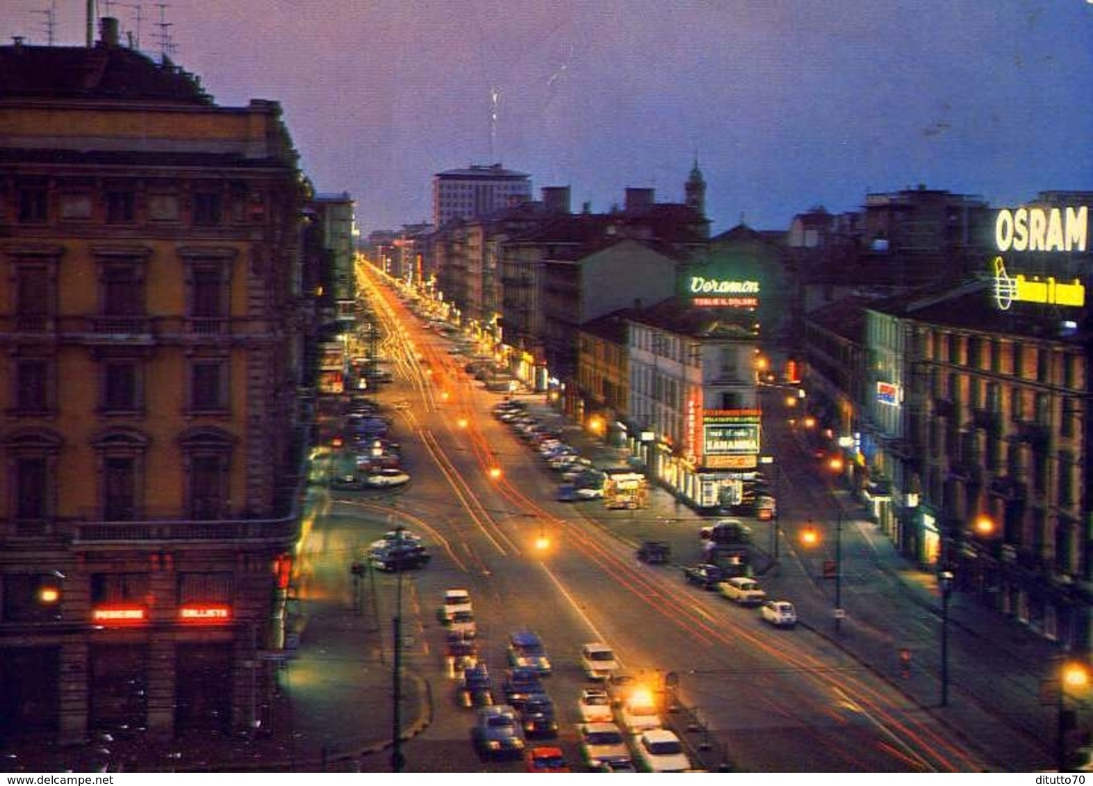 Milano - Corso Buenos Ayres - Notturno - Formato Grande Non Viaggiata – E 12 - Milano