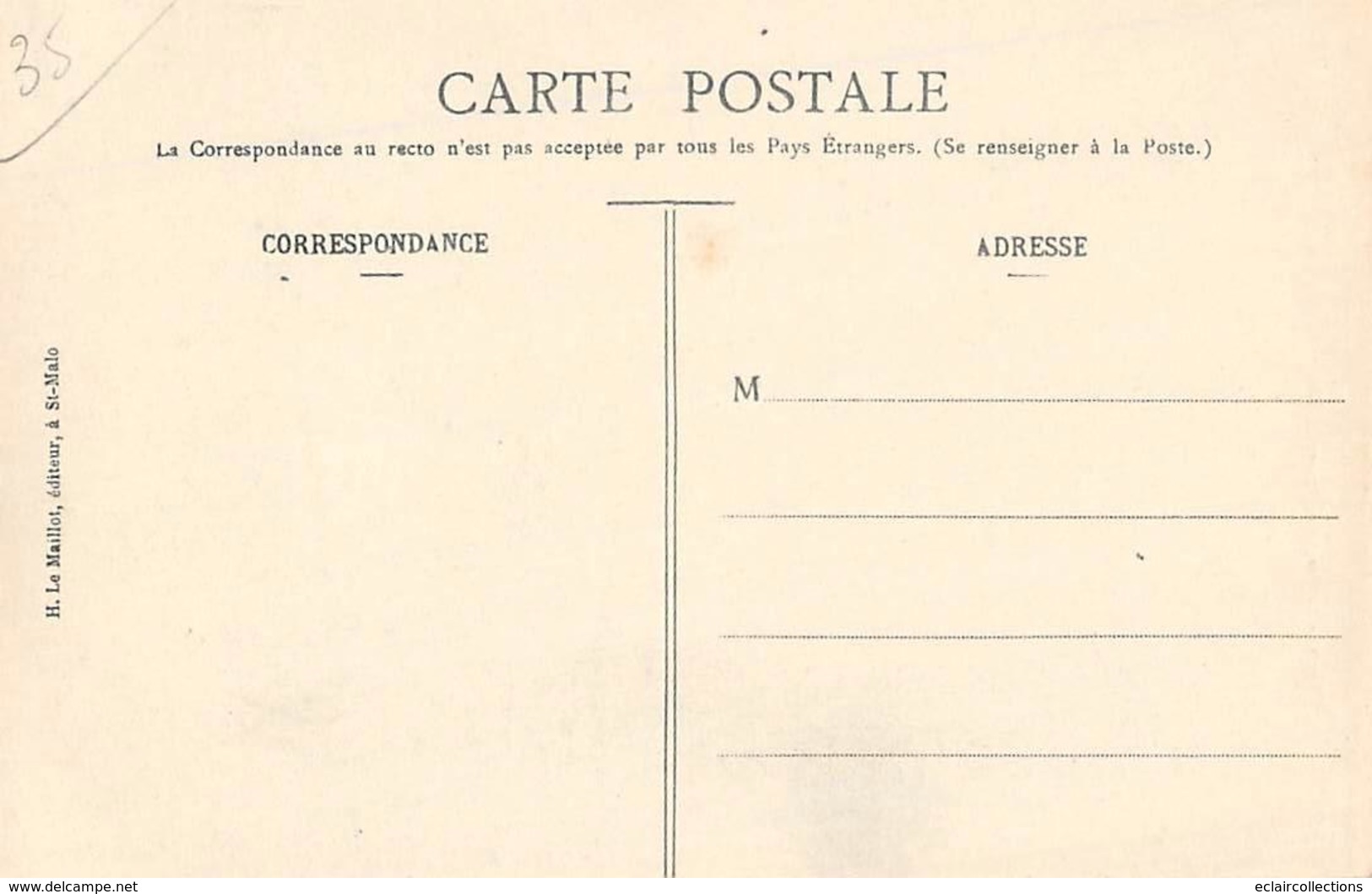 Cap Fréhel         22       Fort Lalatte .  Menhir Ou Doigt  De Gargantua       (voir Scan) - Otros & Sin Clasificación