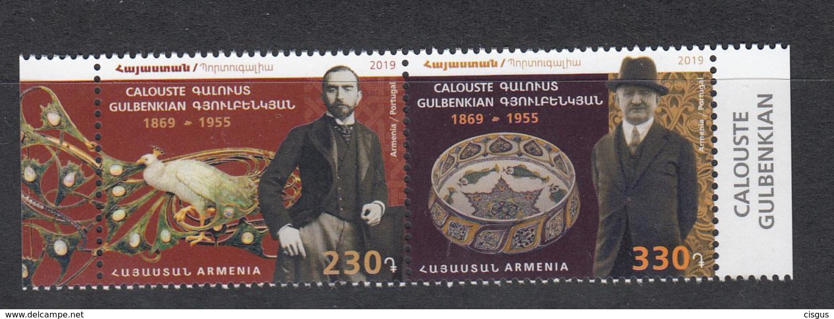 Armenia Armenien MNH** 2019 Joint Issue Portugal Mi 1110-1111 SALE - Arménie