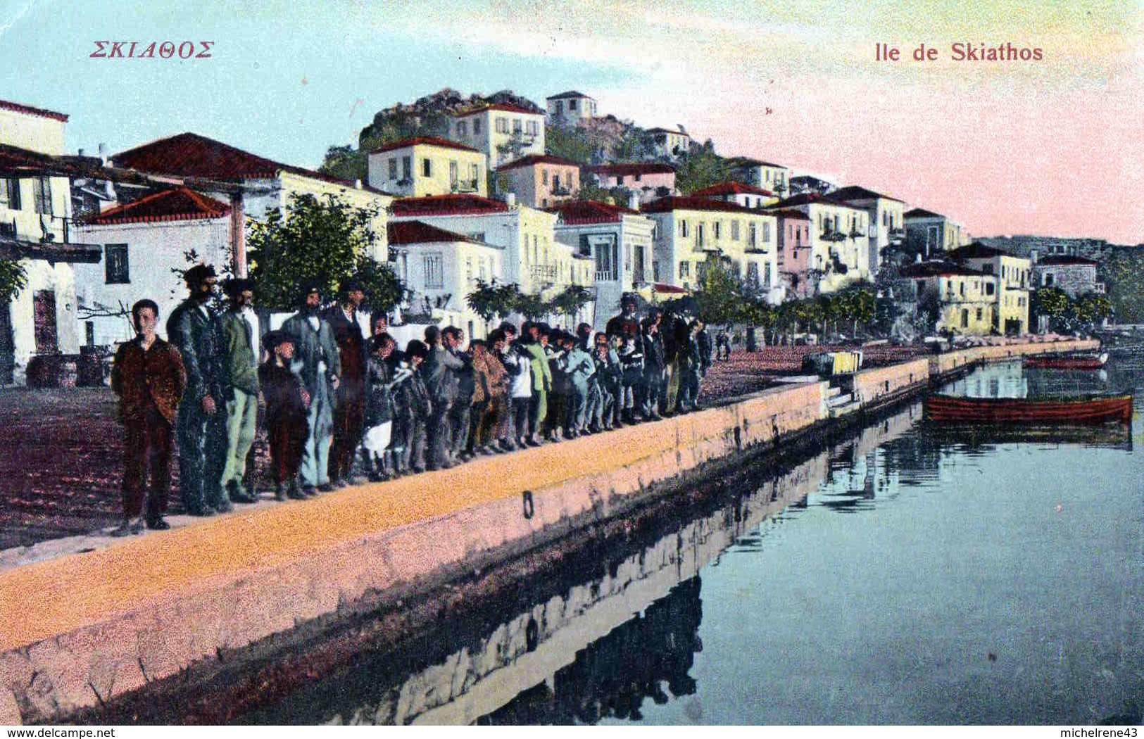 GRECE - Ile  De SKIATHOS  1916 - Grecia