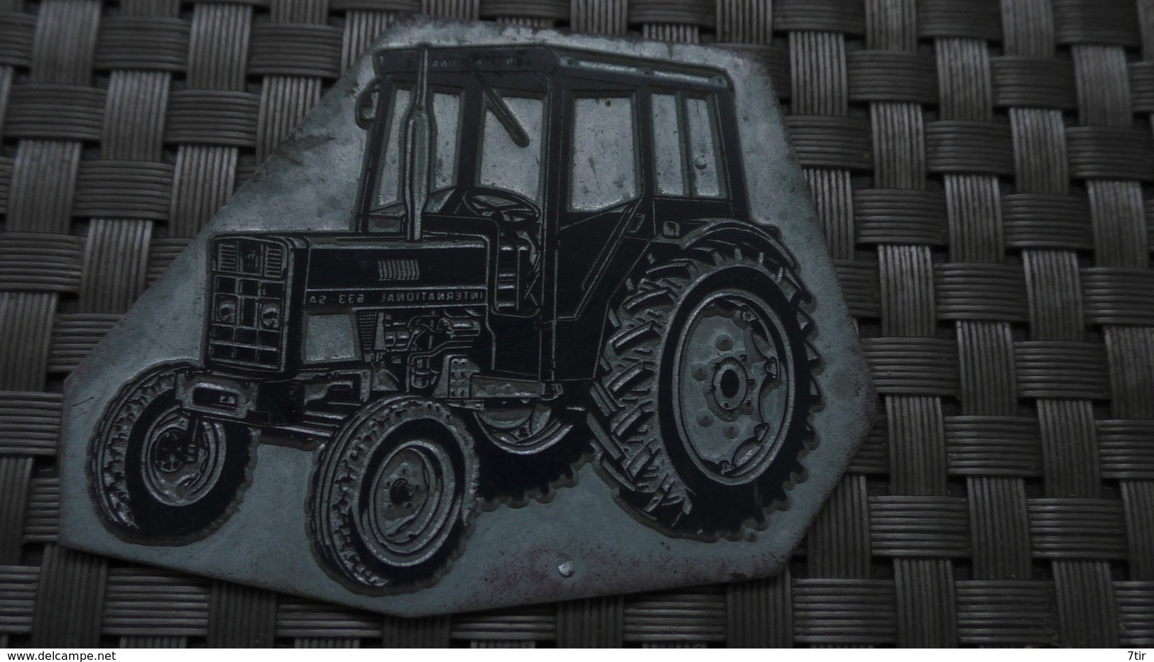 PLAQUE METALLIQUE TRACTEUR  MATERIEL AGRICOLE MATERIEL CHANTIER - Altri & Non Classificati