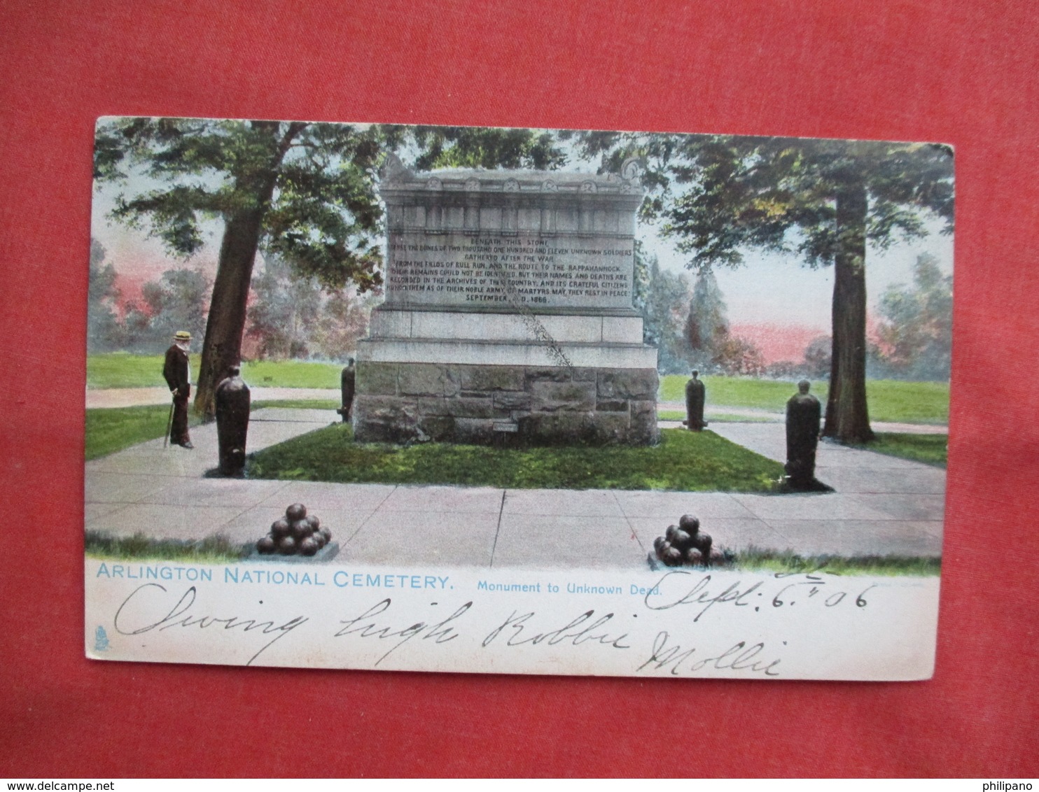 Tuck  Series  Monument To Unknown Dead  Arlington National Cemetery   Ref  3463 - Arlington