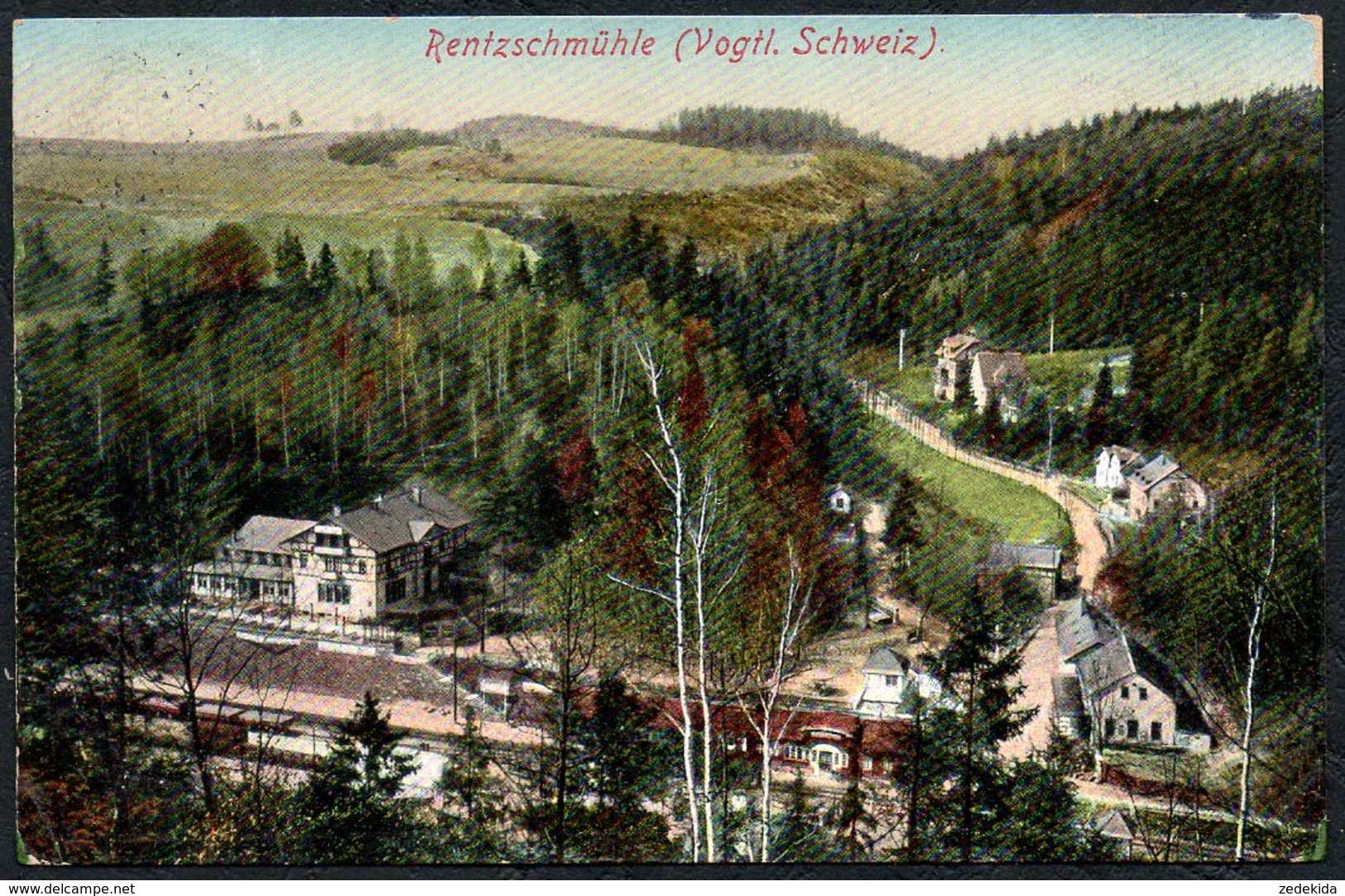 C5535 - Rentzschmühle Mühle Bei Lengenfeld - Bahnhof - Löffler & Co - Vogtland