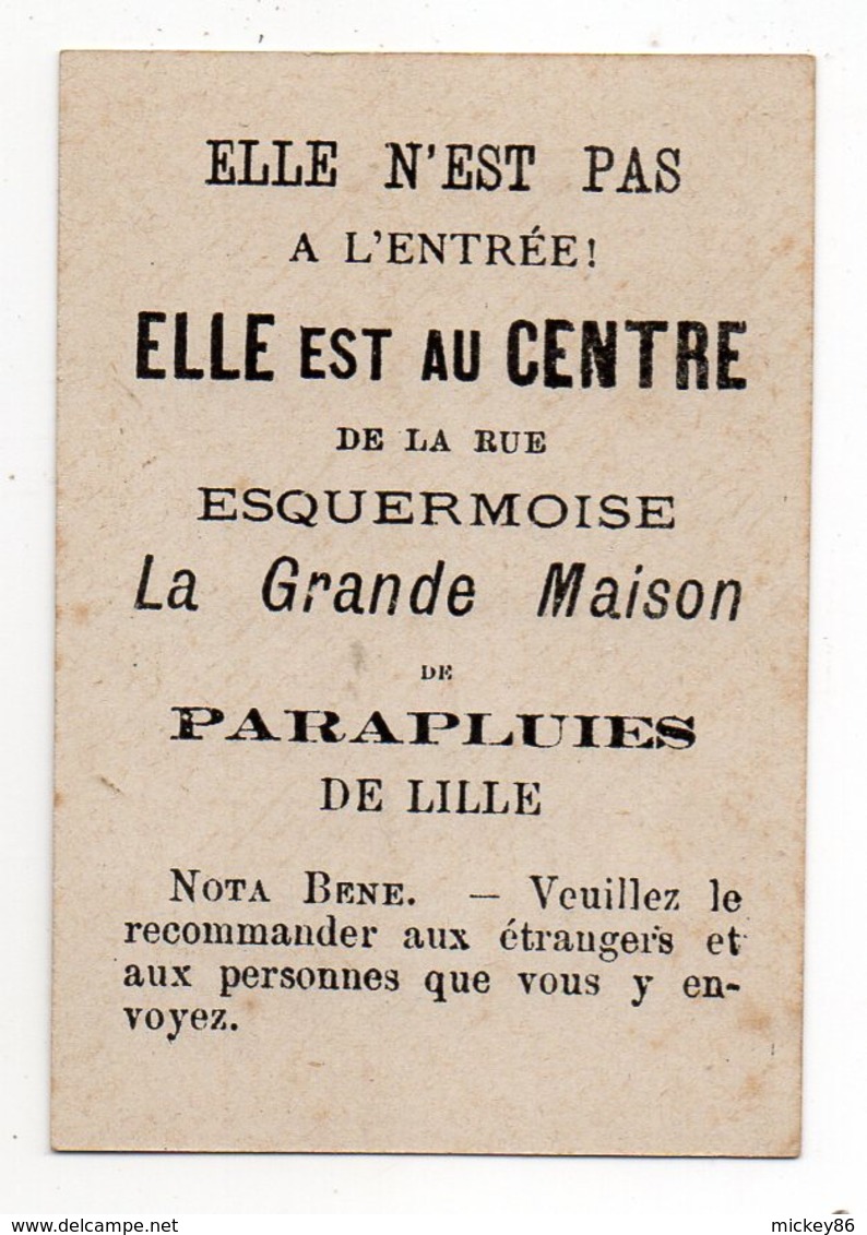 Chromo - LILLE --Grande Maison De Parapluies--........à Saisir - Other & Unclassified