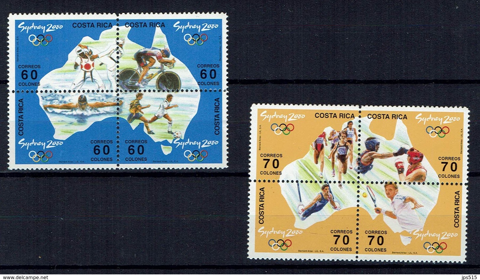 Olympic Games Sidney 2000 -  A.o. - Tennis, Cycling, Rowing, Boxing Etc... ** - Estate 2000: Sydney