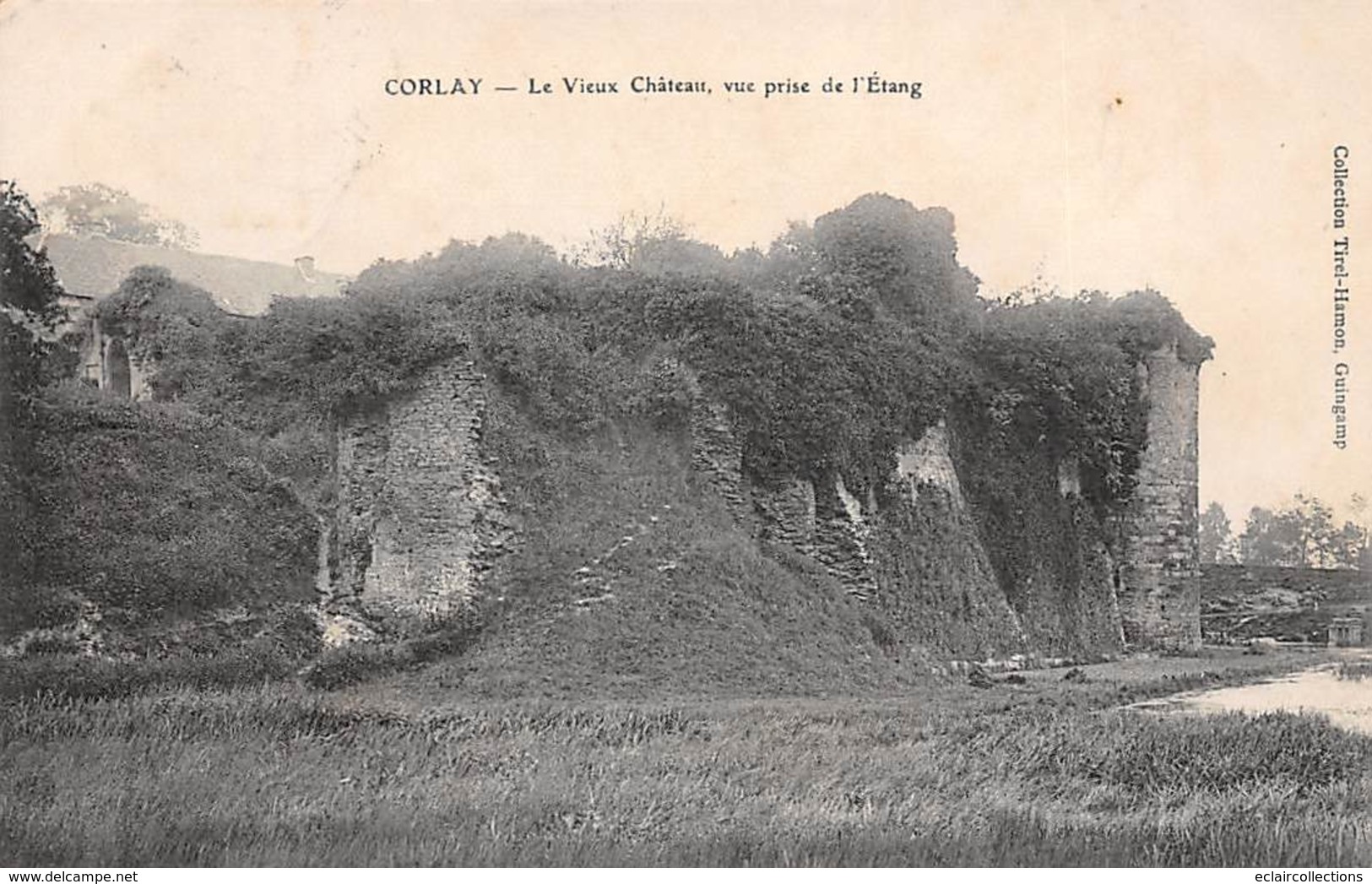 Corlay          22       Le Vieux Château.  Vue Prise De L'étang         2  (voir Scan) - Sonstige & Ohne Zuordnung