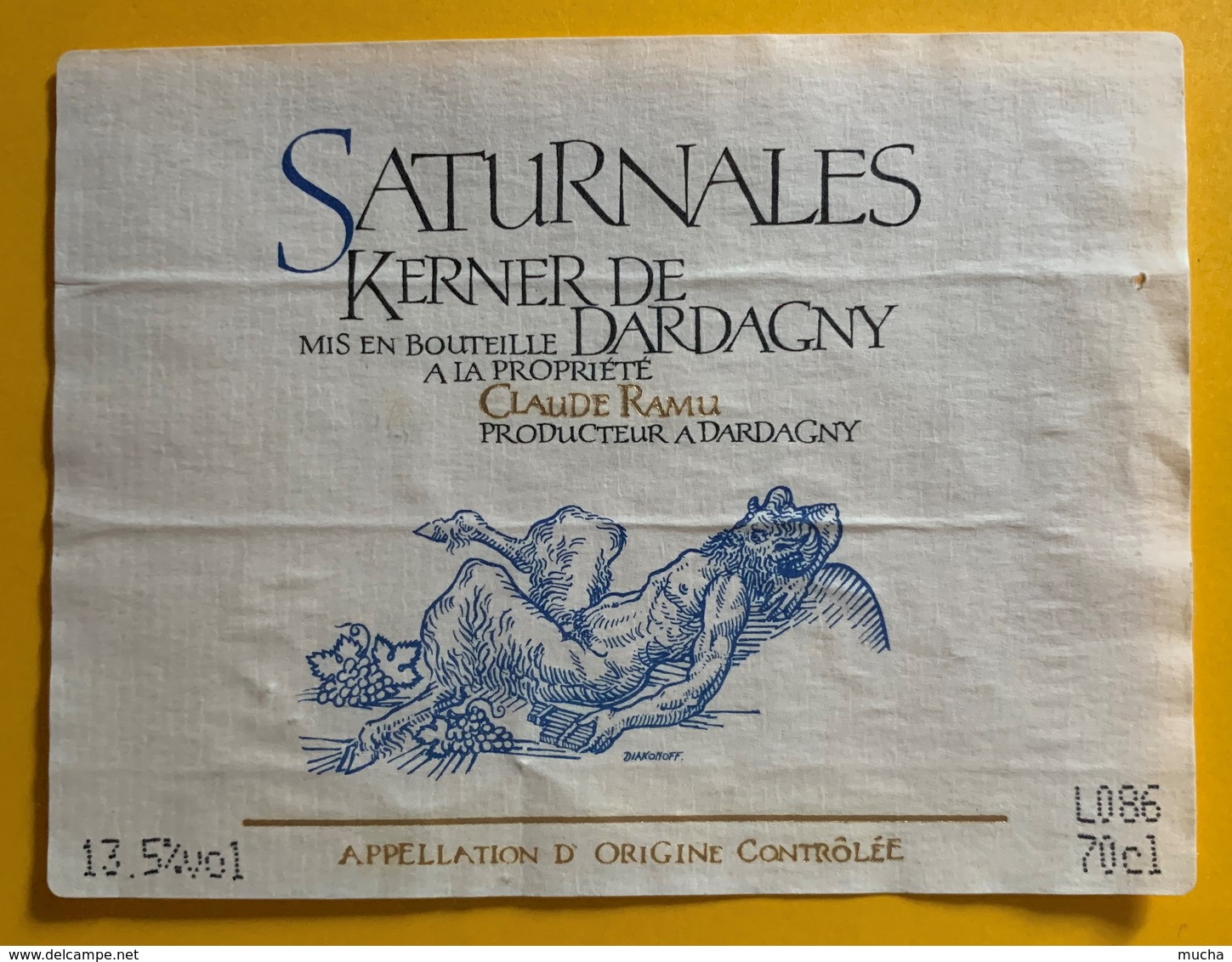 10879 -  Saturnales  Kerner Claude Ramu Dardagny Suisse Illustration Diakonoff - Art