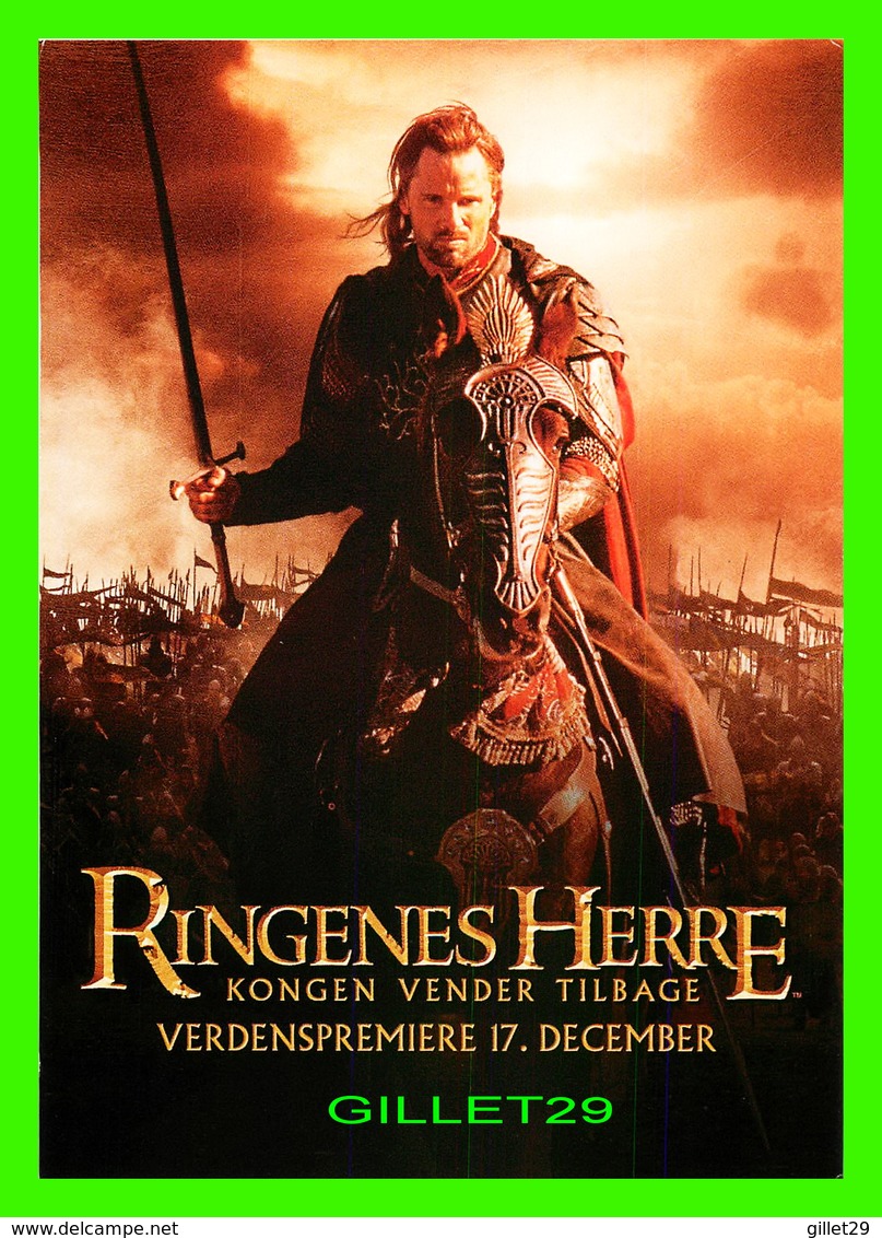 AFFICHE DE CINÉMA - LE SEIGNEUR DES ANNEAUX - GO-CARD 2003 No 7032 - RINGENES HERRE - - Affiches Sur Carte