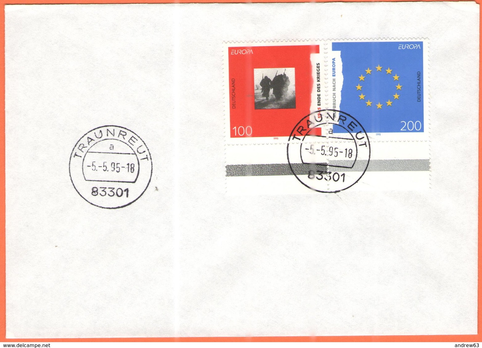 GERMANIA - GERMANY - Deutschland - ALLEMAGNE - 1995 - Europa Cept - FDC - Traunreut - 1995