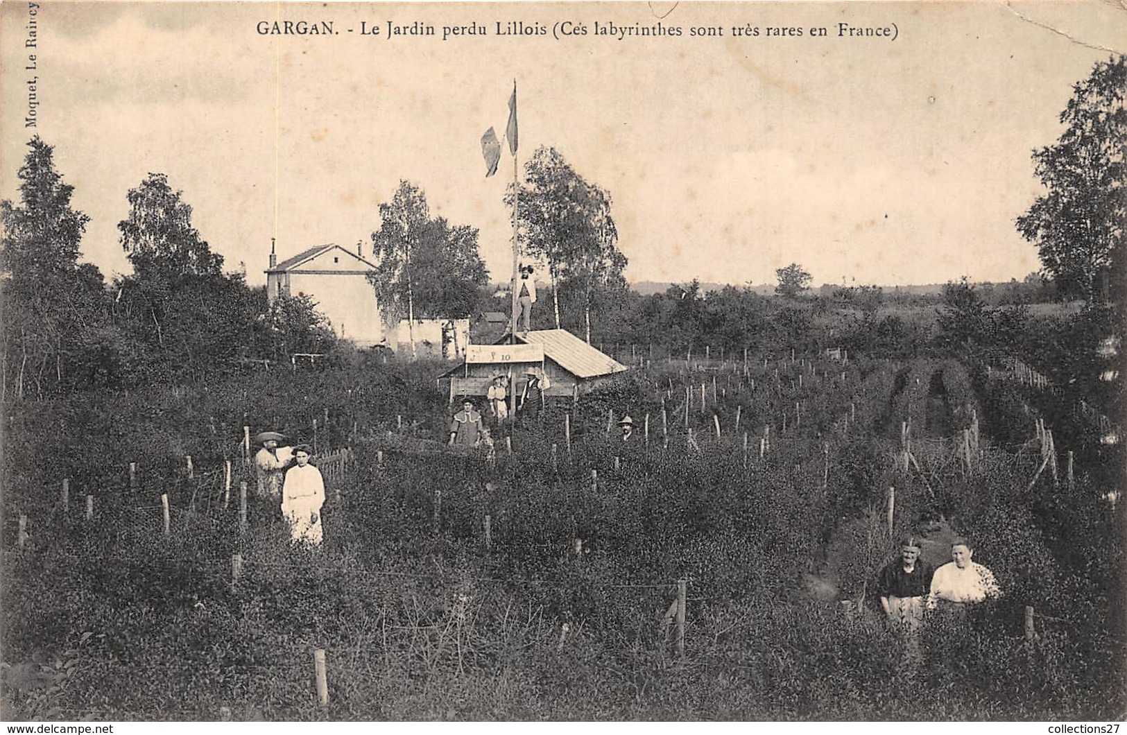 93-GARGAN- LE JARDIN PERDU LILLOIS- CES LABYRINTHES SONT TRE RARES EN FRANCE - Livry Gargan