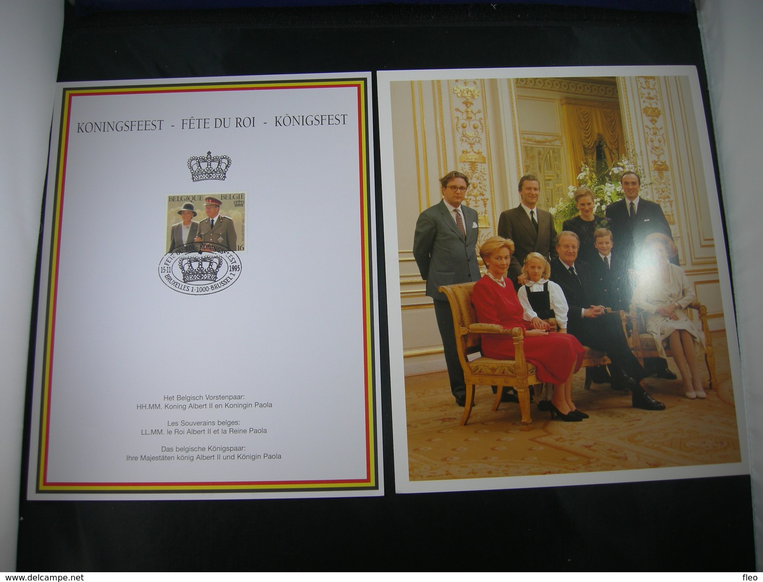 BELG.1995 Militaire Herdenkingskaarten " KONINGSFEEST / FETE DU ROI " Cartes Commémorative Militaire - 1991-2000