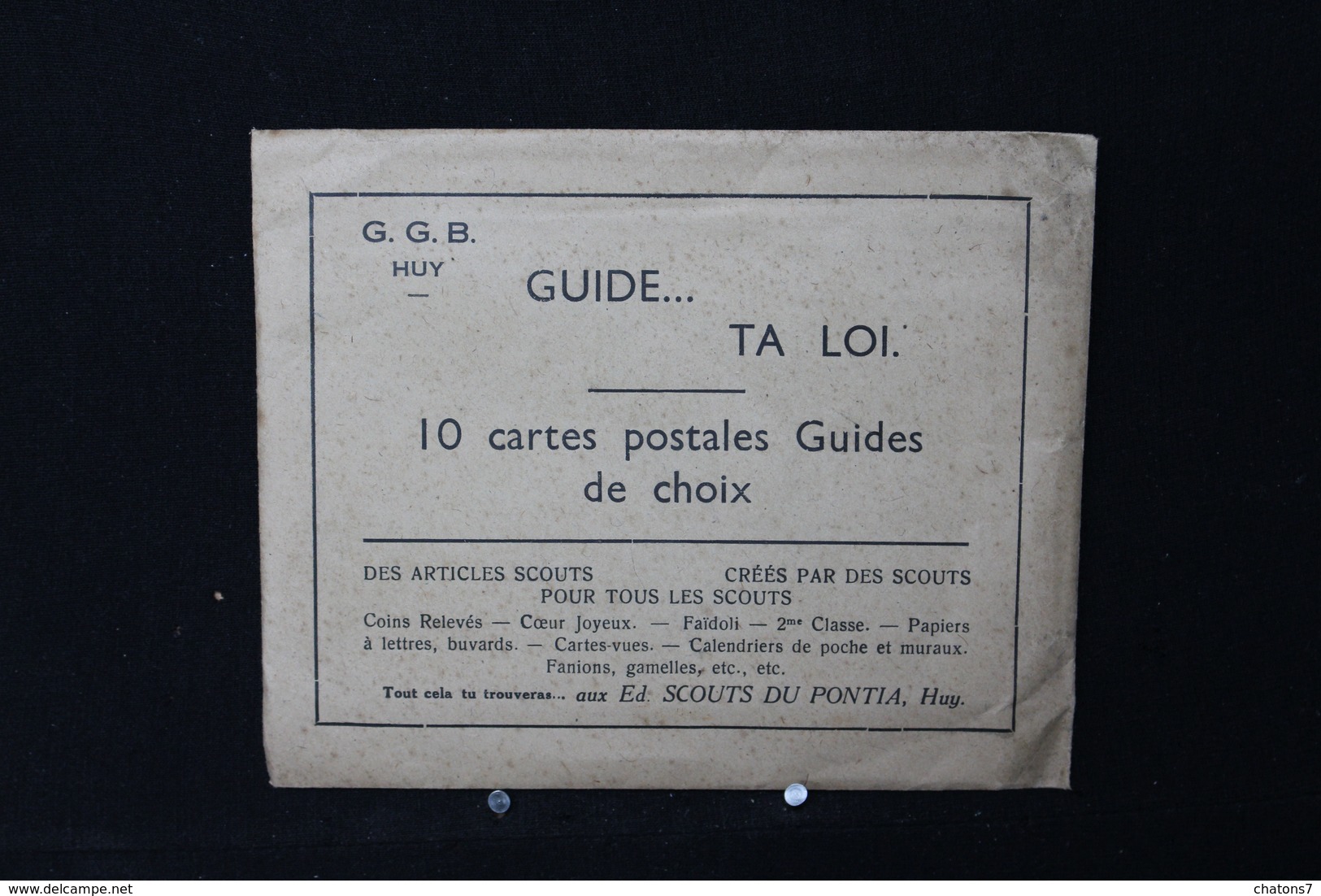 AN - 215 Scoutisme - " G.G.B Guide...Ta Loi " Avec Enveloppe - Edit. Scouts Du Pontia - Huy ( 10 Cartes ) - Movimiento Scout