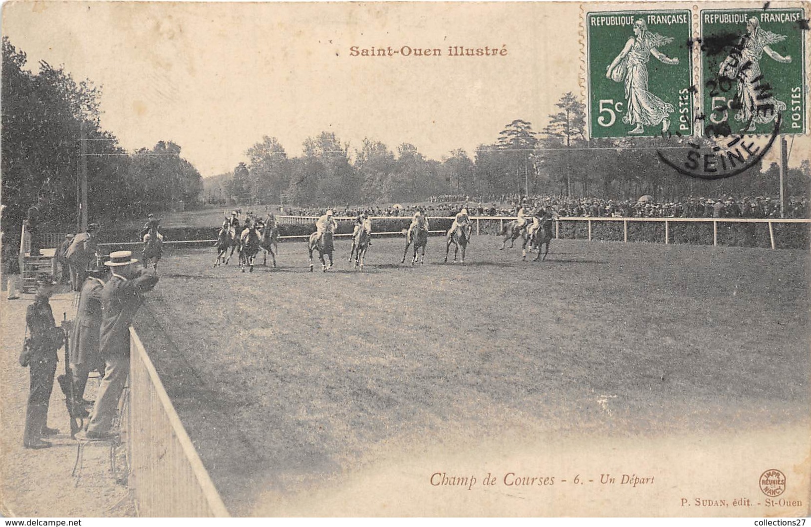 93-SAINT-OUEN- CHAMP DE COURSES, LE PARI MUTUEL UN DEPART - Saint Ouen